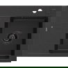 Mexen Ben évier en granit 1 bac avec égouttoir droit 600 x 500 mm noir/métallique argenté siphon noir - 6523605000-73-B