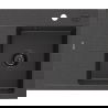 Mexen Ben évier granitique 1 bac avec égouttoir droit 600 x 500 mm, noir moucheté, siphon noir - 6523605000-76-B