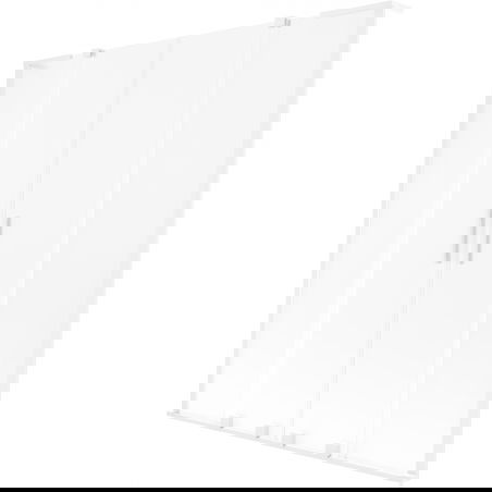 Paroi de bain Mexen Velar L Duo à 2 panneaux coulissants 140 x 150 cm, givre, blanc - 896-140-003-32-20