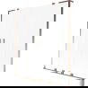 Mexen Velar L Duo paroi de baignoire 2 volets coulissants 140 x 150 cm, givré, or rose - 896-140-003-32-60