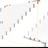 Mexen Velar L Duo pare-douche 2 volets coulissants 140 x 150 cm, dépoli, cuivre brossé - 896-140-003-32-65