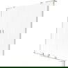 Mexen Velar L Duo pare-douche baignoire à 2 volets coulissants 140 x 150 cm, givre, nickel brossé - 896-140-003-32-97