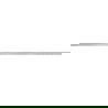 Mexen Line-B liste de douche avant 180 cm, inox - 181003180U