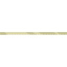 Mexen Line-B profil de douche frontal 130 cm, doré - 185003130U