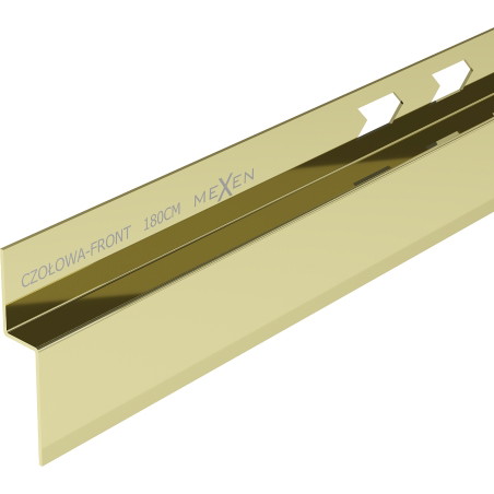 Mexen Line-B bande de douche avant 180 cm, or - 185003180U