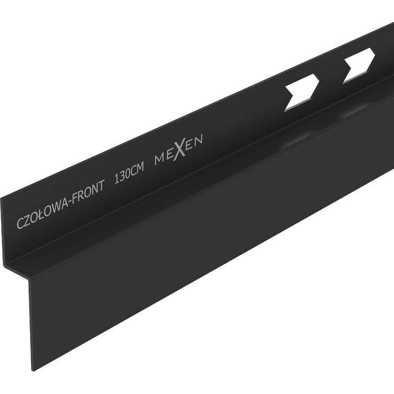 Mexen Line-B barre d'eau frontale 130 cm, noire - 187003130U