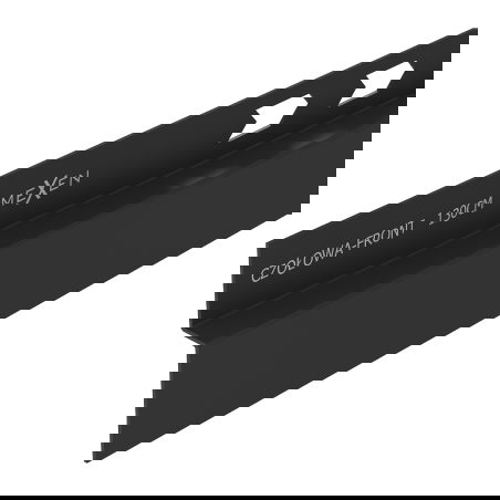 Mexen Line-B barre d'eau frontale 130 cm, noire - 187003130U