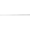 Mexen Line-B plinthe de sol à gauche 120 cm, inox - 181001120L
