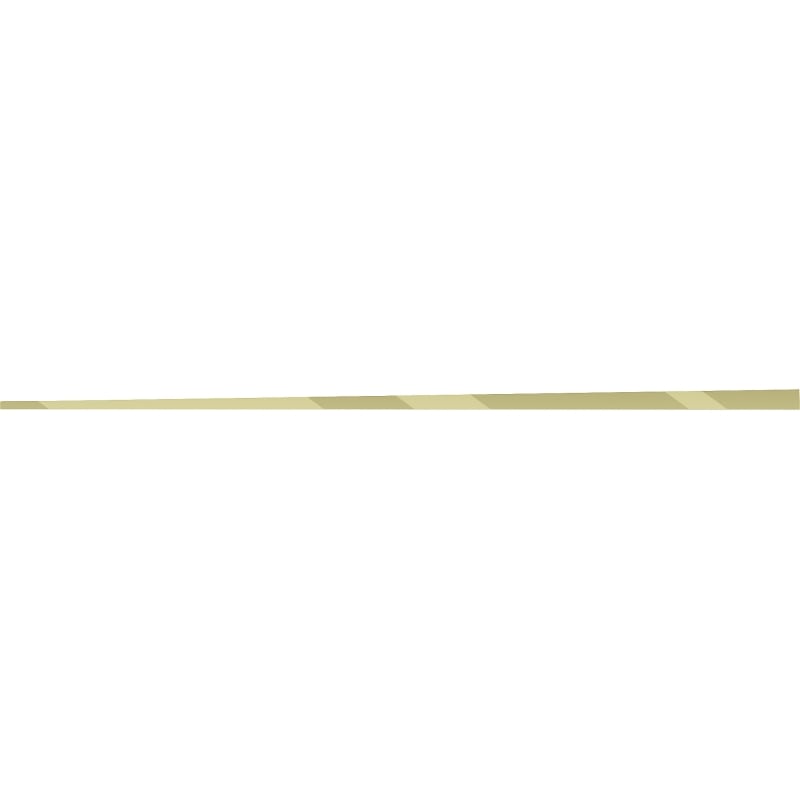 Mexen Line-B plinthe à pente de sol 120 cm gauche, dorée - 185001120L