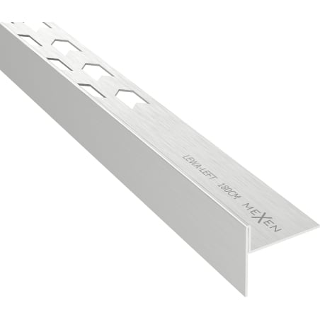 Mexen Line-B plinthe de sol en pente 180 cm gauche, inox - 181001180L