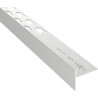Mexen Line-B plinthe de pente au sol 180 cm gauche, inox - 181001180L