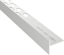 Mexen Line-B plinthe de sol en pente 180 cm gauche, inox - 181001180L