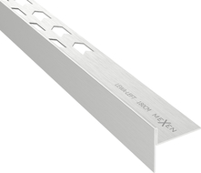 Mexen Line-B plinthe de sol pente 180 cm gauche, inox - 181001180L