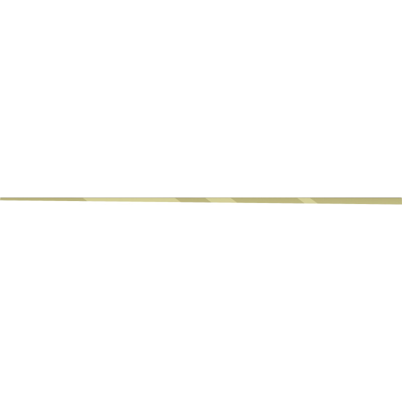 Mexen Line-B barre de seuil en pente pour sol 180 cm gauche, dorée - 185001180L