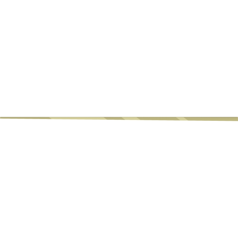 Mexen Line-B plinthe de pente de sol 180 cm gauche, dorée - 185001180L
