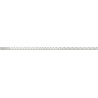 Mexen Line-B plinthe à pente pour sol 120 cm droite, inox - 181001120R