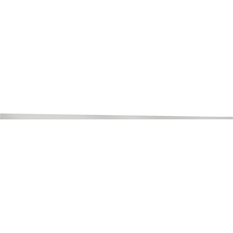 Mexen Line-B plinthe à pente pour sol 120 cm droite, inox - 181001120R