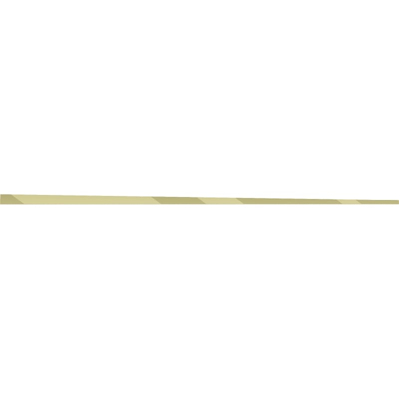 Mexen Line-B moulure de sol en pente 120 cm droite, dorée - 185001120R
