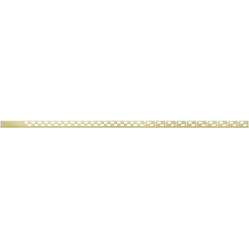 Mexen Line-B plinthe de pente de sol 120 cm droite, or brossé - 185501120R