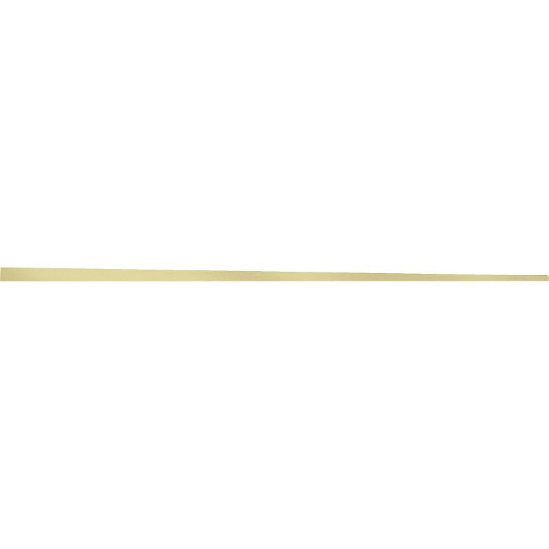 Mexen Line-B plinthe de pente de sol 120 cm droite, or brossé - 185501120R