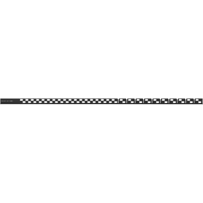 Mexen Line-B plinthe de sol en pente 120 cm droite, noire - 187001120R