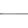 Mexen Line-B barre de douche au sol 120 cm droite, noire - 187001120R