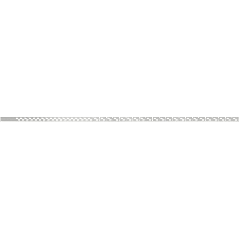 Mexen Line-B plinthe inclinée de sol 180 cm droite, inox - 181001180R