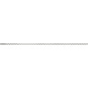 Mexen Line-B plinthe inclinée de sol 180 cm droite, inox - 181001180R