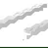 Mexen Line-B listwa de pente de sol 180 cm droite, inox - 181001180R