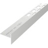 Mexen Line-B plinthe inclinée de sol 180 cm droite, inox - 181001180R