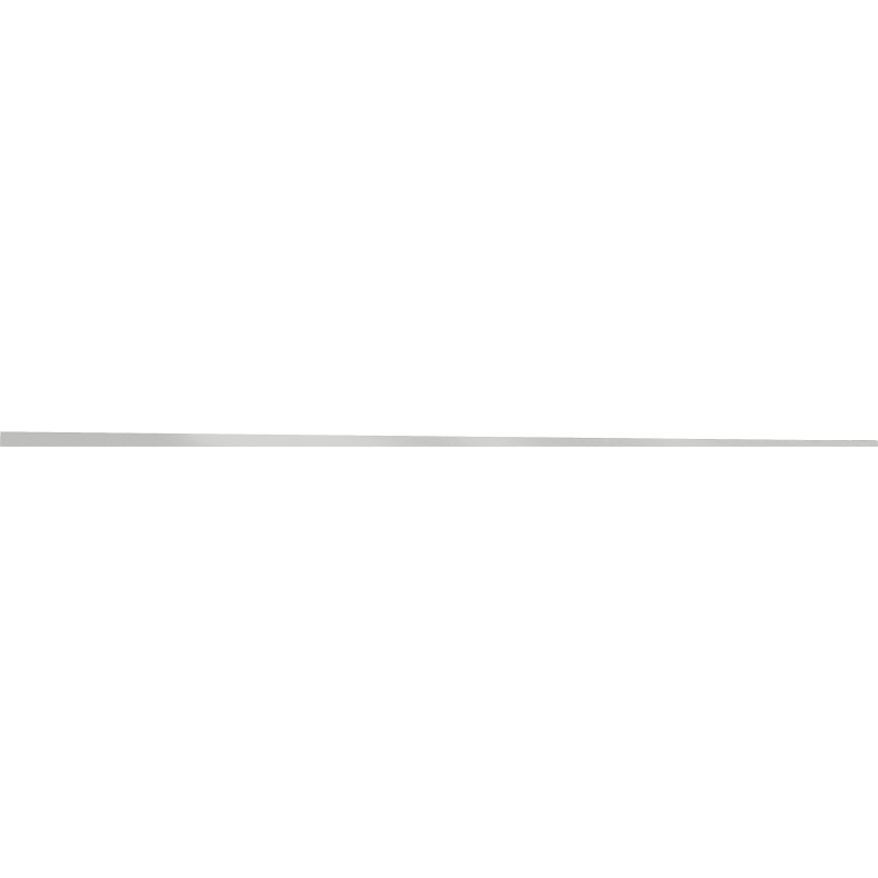 Mexen Line-B plinthe inclinée de sol 180 cm droite, inox - 181001180R