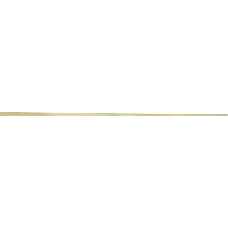 Mexen Line-B moulure de seuil de sol 180 cm droite, or brossé - 185501180R