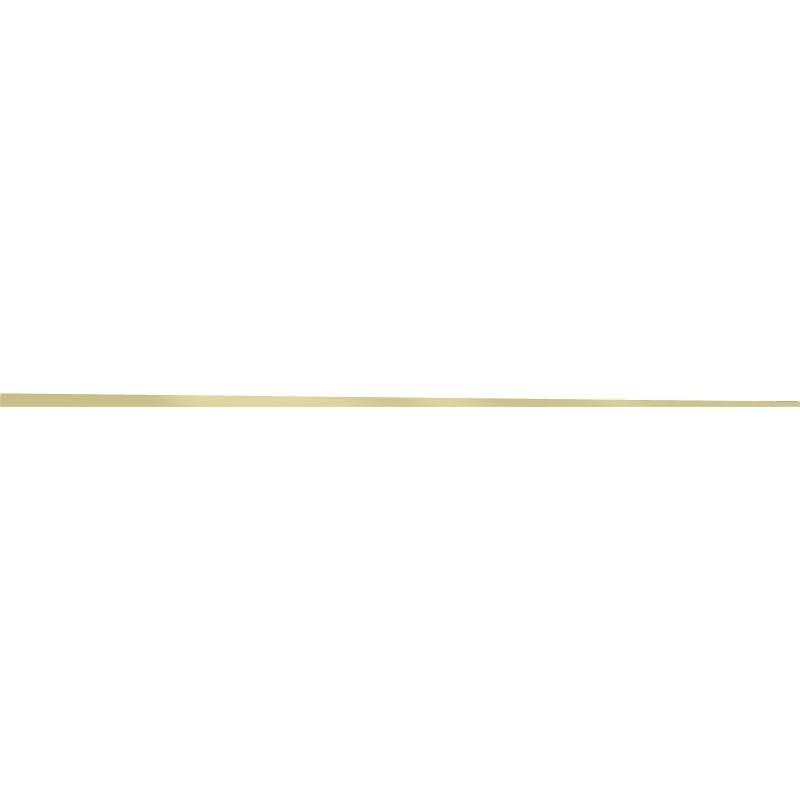 Mexen Line-B plinthe de sol en pente 180 cm droite, or brossé - 185501180R