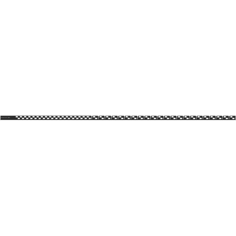 Mexen Line-B barre de seuil de sol 180 cm droite, noire - 187001180R