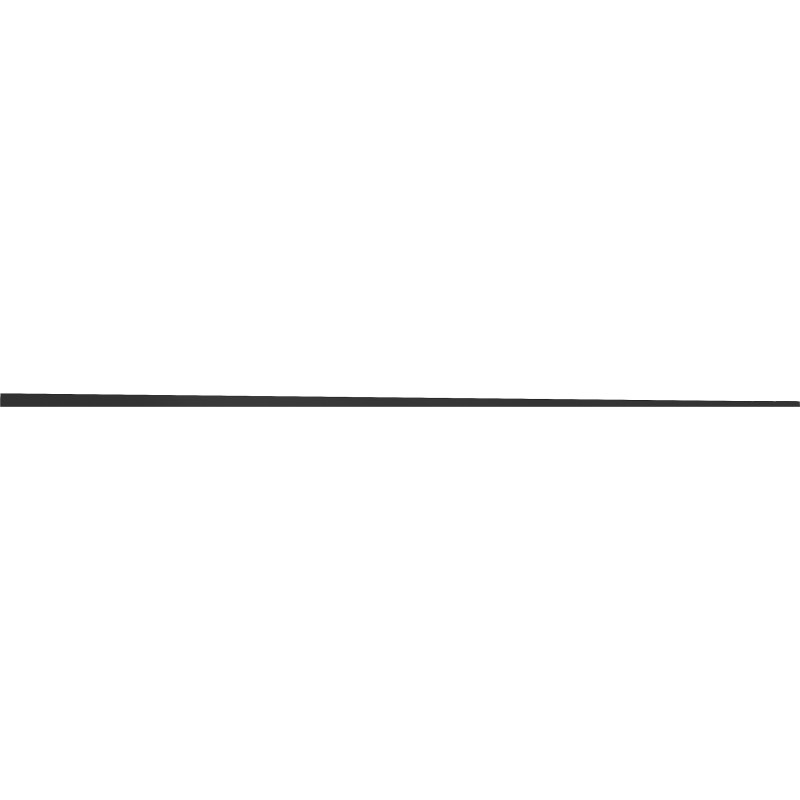 Mexen Line-B plinthe d'inclinaison de sol 180 cm droite, noire - 187001180R