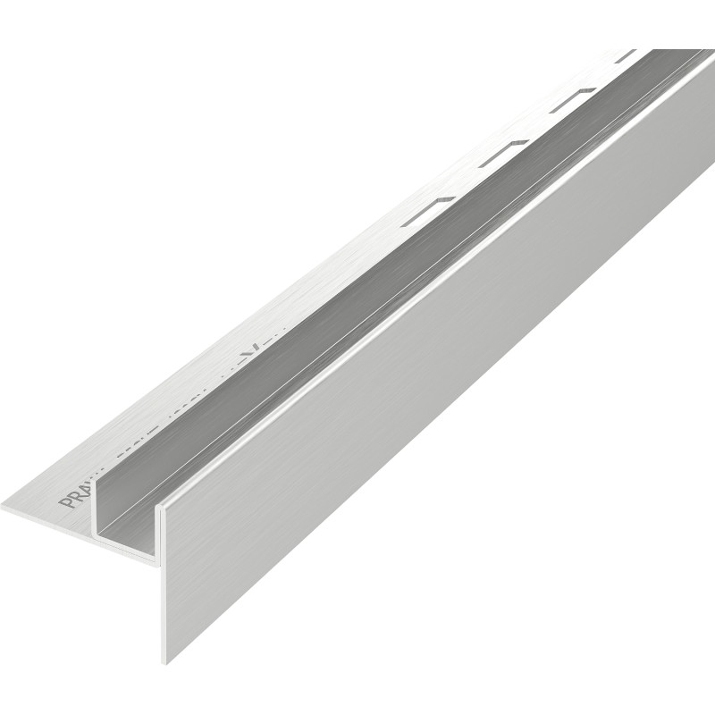 Mexen Line-B bande de pente pour verre 120 cm droite, inox - 181004120R