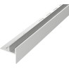 Mexen Line-B bande de pente pour verre 120 cm droite, inox - 181004120R