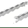 Mexen Line-B barre de pente pour verre 120 cm droite, inox - 181004120R