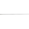 Mexen Line-B bande de pente pour verre 120 cm droite, inox - 181004120R