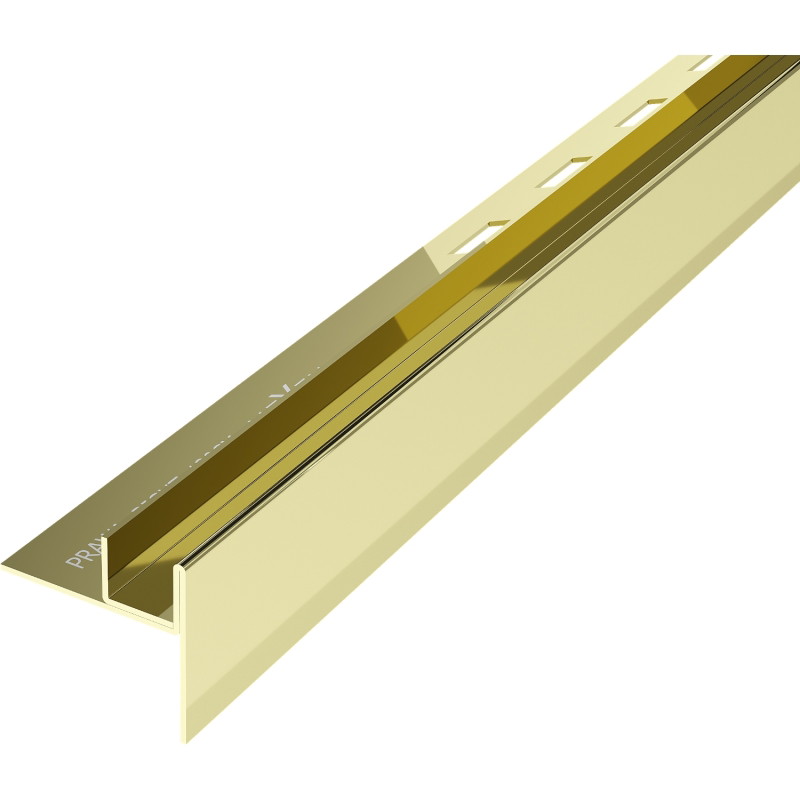 Mexen Line-B liste de pente pour verre 120 cm droite, or - 185004120R