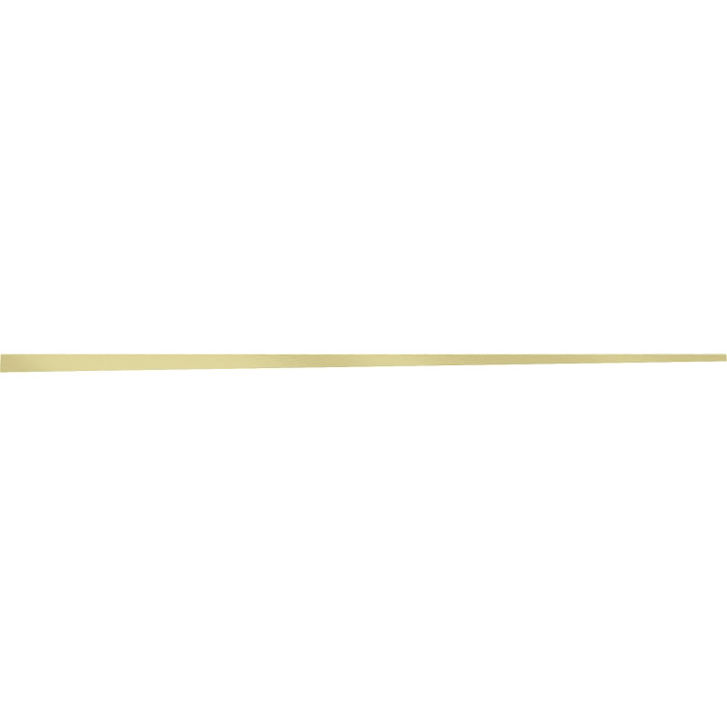 Mexen Line-B bande inclinée pour verre 120 cm droite, brosse dorée - 185504120R