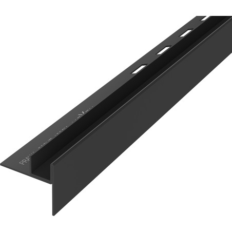 Mexen Line-B profil d'inclinaison pour verre 120 cm droit, noir - 187004120R