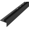Mexen Line-B profil d'inclinaison pour verre 120 cm droit, noir - 187004120R