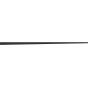 Mexen Line-B profil d'inclinaison pour verre 120 cm droit, noir - 187004120R