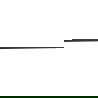 Mexen Line-B rail de déclenchement pour verre 120 cm droit, noir - 187004120R