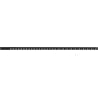 Mexen Line-B bande d'écoulement pour verre 120 cm gauche, noir - 187004120L