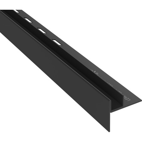 Mexen Line-B profil de pente pour verre 120 cm gauche, noir - 187004120L