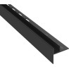 Mexen Line-B profil de pente pour verre 120 cm gauche, noir - 187004120L
