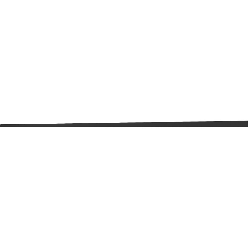 Mexen Line-B profil de pente pour verre 120 cm gauche, noir - 187004120L