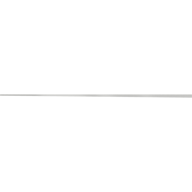 Mexen Line-B bande de pente pour verre 180 cm gauche, inox - 181004180L